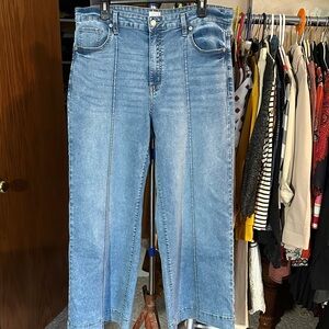 Time and Tru Light Blue wide leg jeans